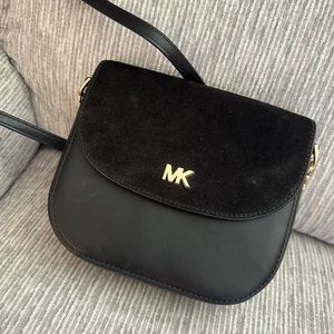 Michael Kors Suede and Leather crossbody